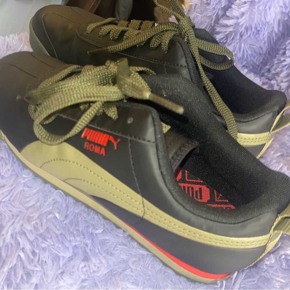 Puma 6 youth and women’s size 8 retro brown and tan NIB